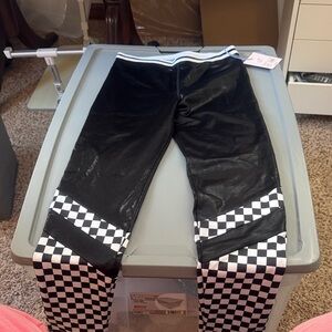 More Than Magic Black and White Checkered Leggings